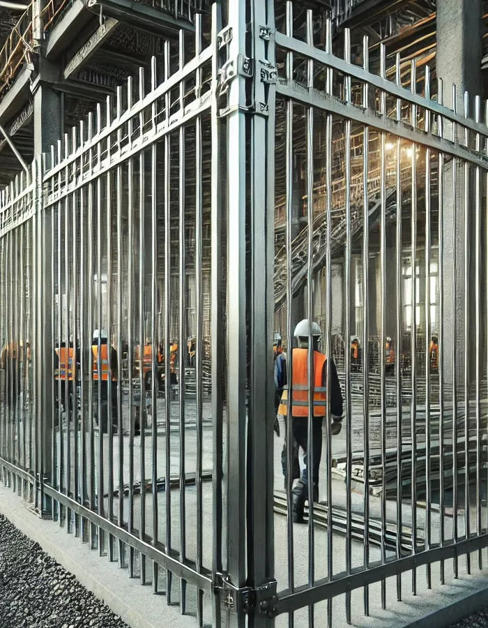 Metal fence